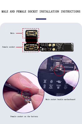 Batería de cable flexible tablero de datos es adecuado para iPhone 11 12 13 Pro Max batería para reparar automáticamente la salud