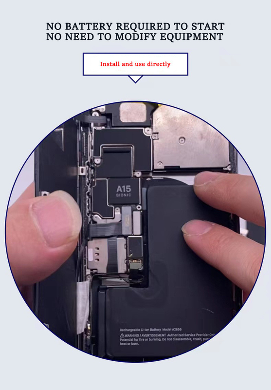Batería de cable flexible tablero de datos es adecuado para iPhone 11 12 13 Pro Max batería para reparar automáticamente la salud