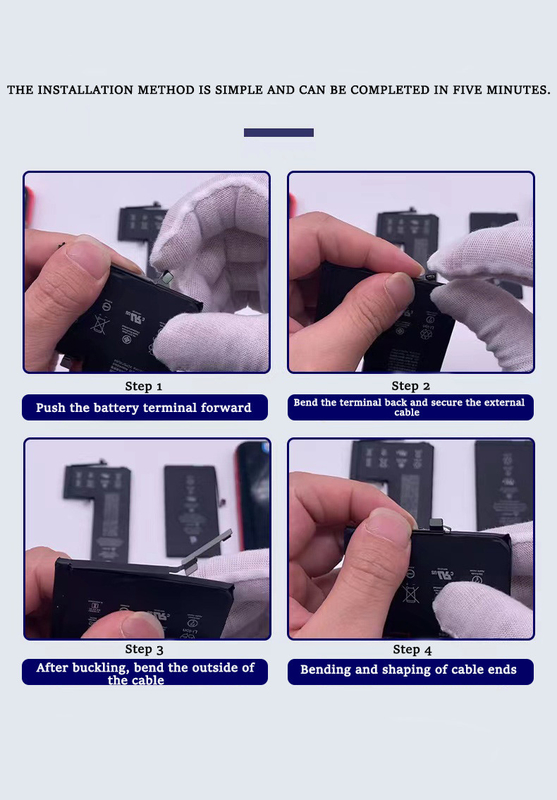 Batería de cable flexible tablero de datos es adecuado para iPhone 11 12 13 Pro Max batería para reparar automáticamente la salud